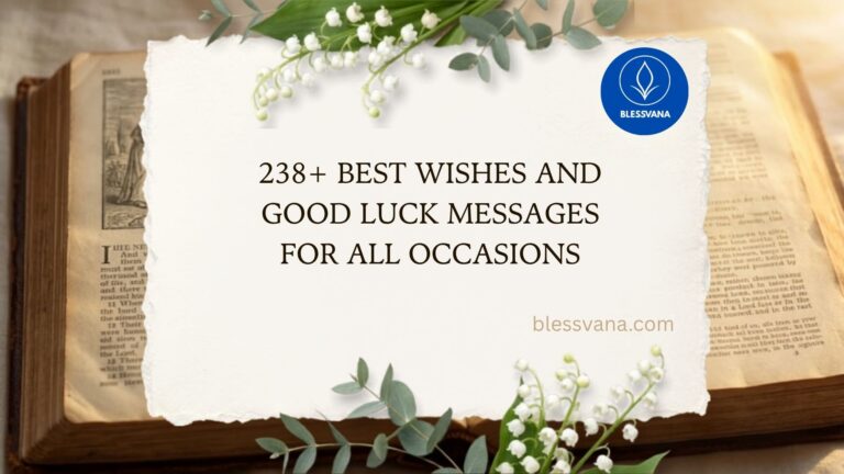Best Wishes and Good Luck Messages