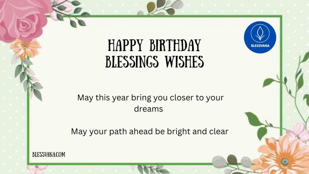 Happy Birthday Blessings Wishes